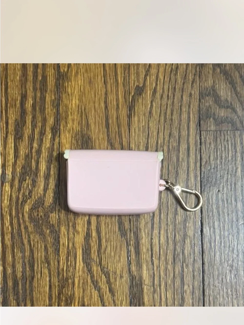 Bath and body works Pink Bow Trim Pouch germ x holder